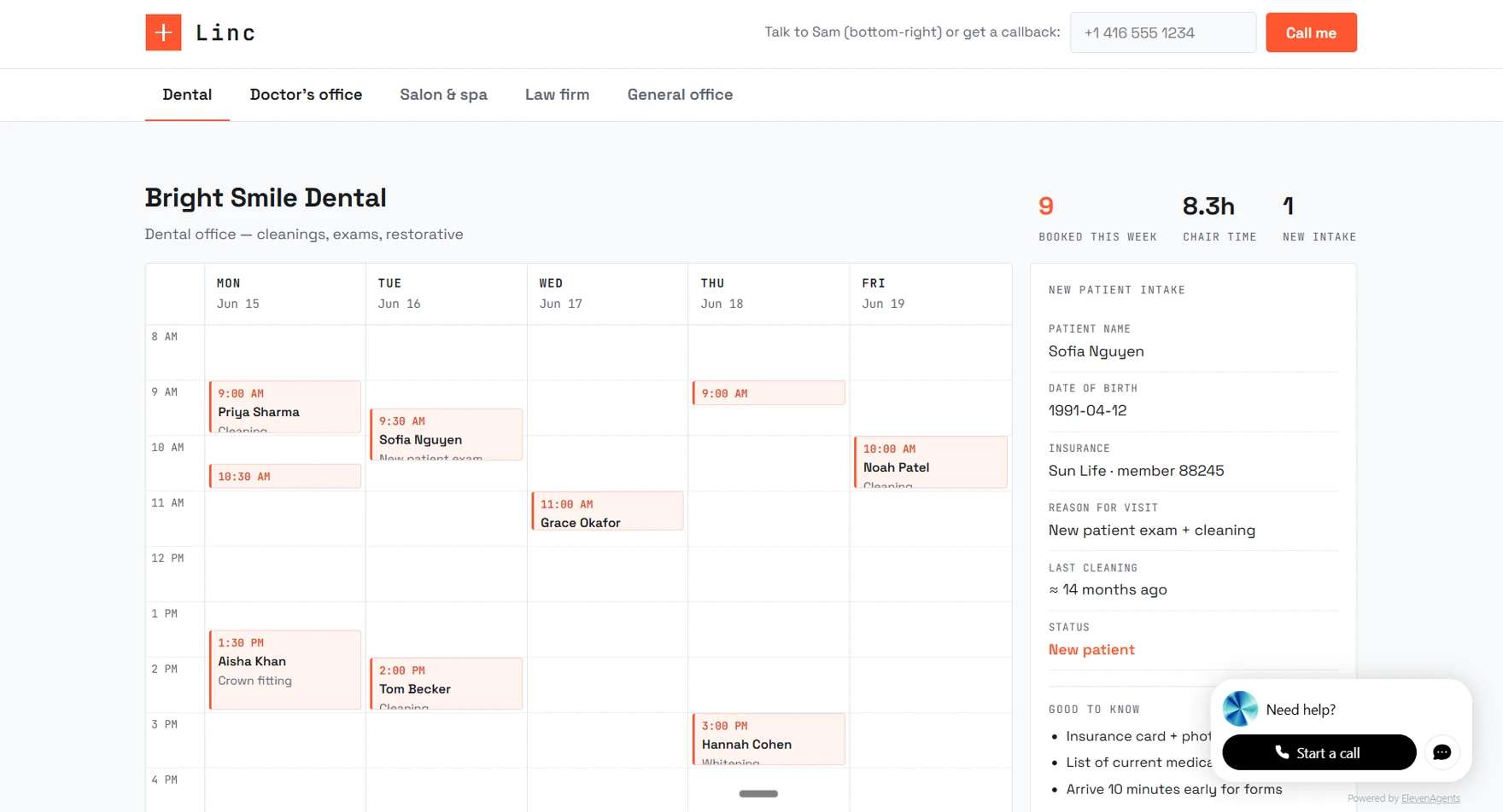 Linc product screenshot
